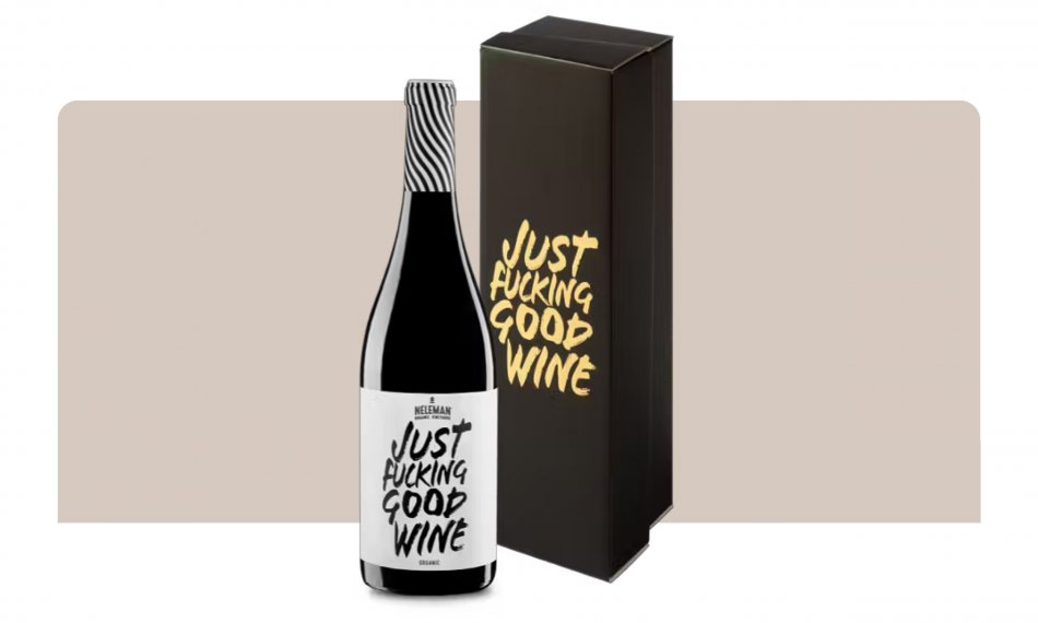 Just Fucking Good Wine Cadeaupakket 1 Fles Organic